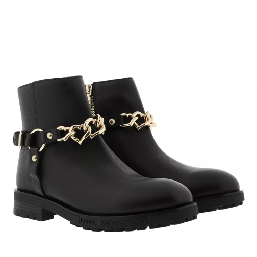 Love Moschino Gomma Ankle Boot Nero Ankle Boot