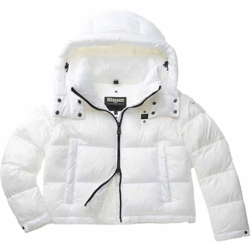 Blauer Veste de transition Coats White weiß