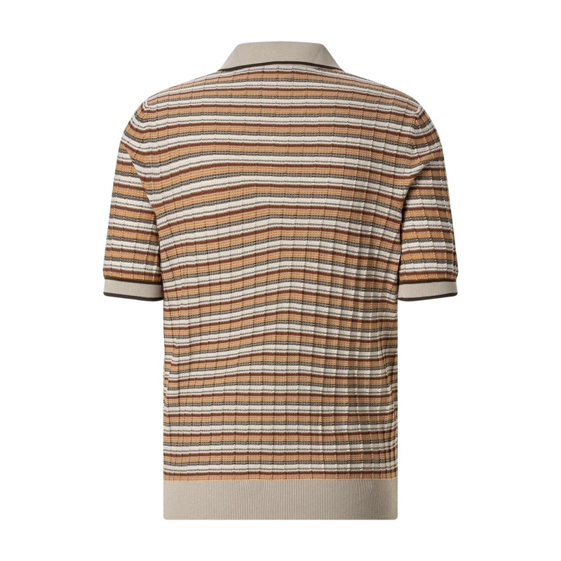 Gran Sasso Poloshirt Poloshirt aus Baumwollstrick mehrfarbig(Image 2)