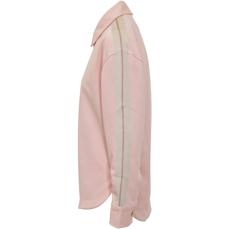 Palm Angels Übergangsjacke Palm Angels Giacca Rosa con Bande Laterali rose(Image 3)
