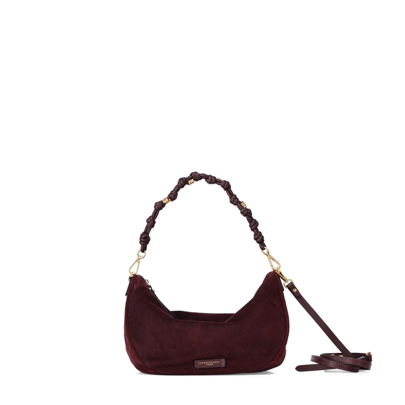 Gianni Chiarini Sac à bandoulière Tasche Cleo aus Veloursleder braun(Image 6)