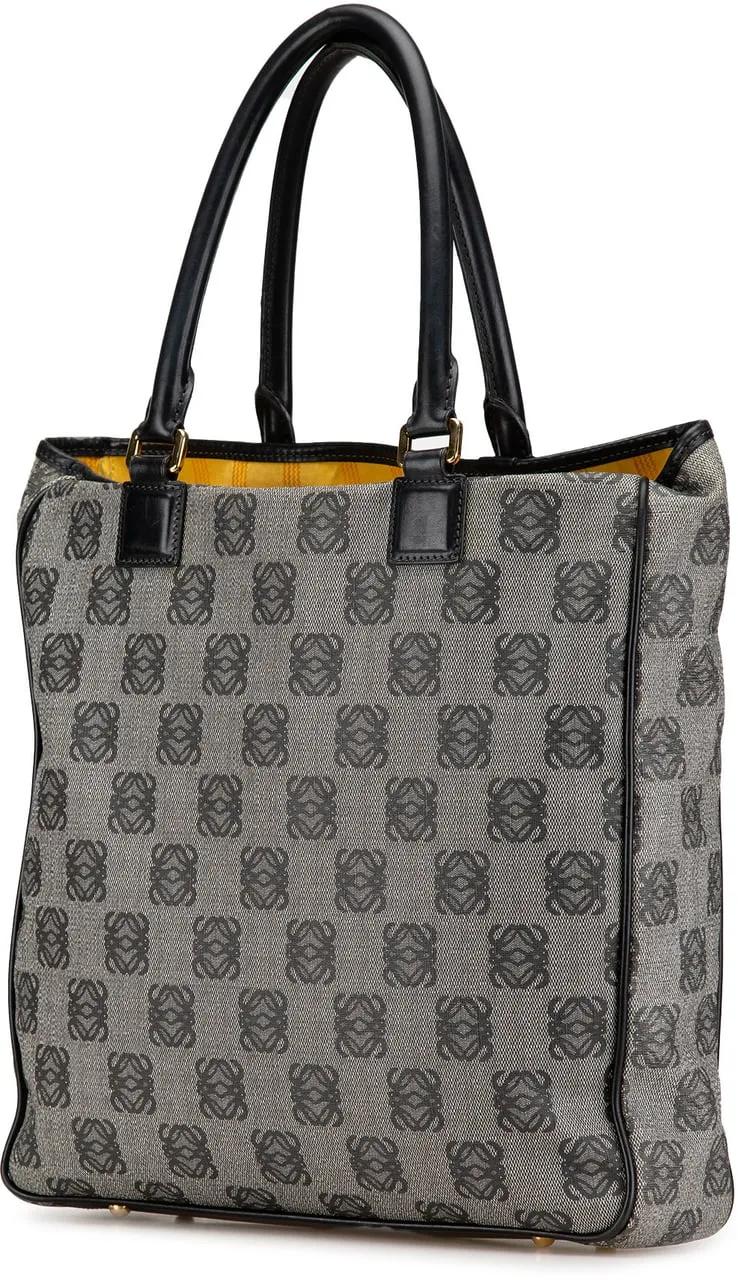 Thumbnail - Loewe Shopper - 2010-2024 Anagram Canvas Tote - Gr. unisize - in Grau - für Damen