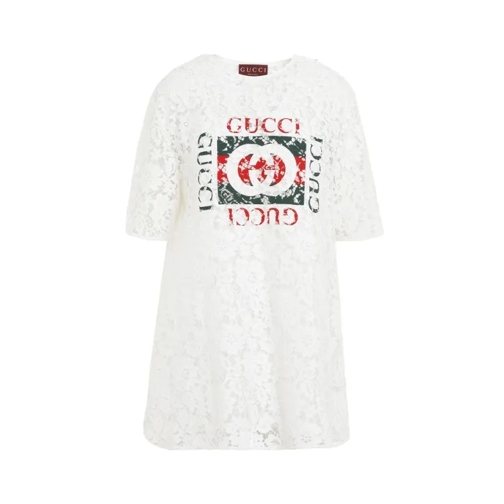 Gucci Flower Lace Top White 