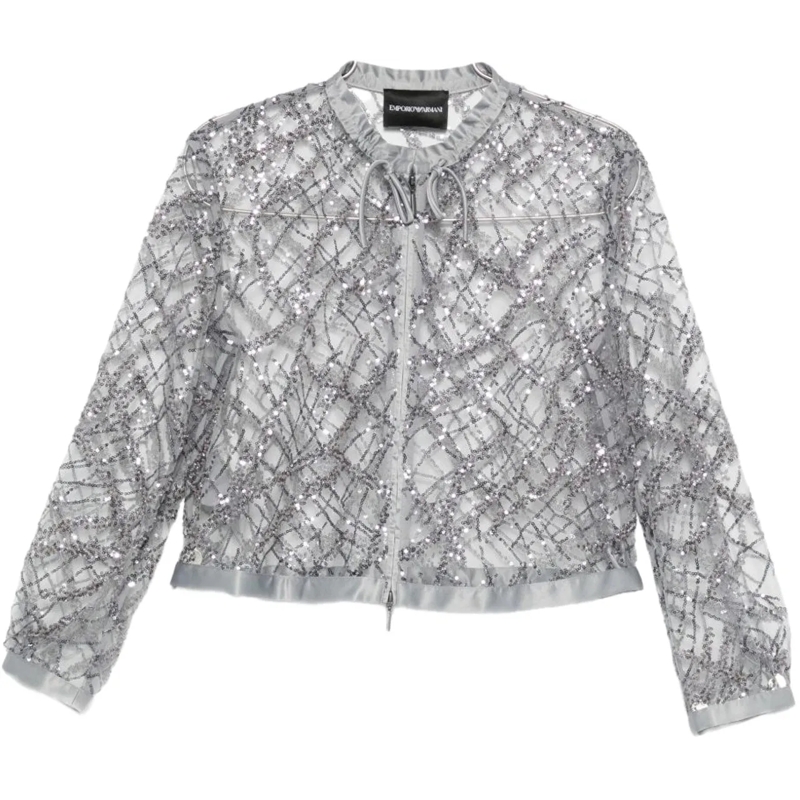 Emporio Armani Übergangsjacke Jackets Silver silber