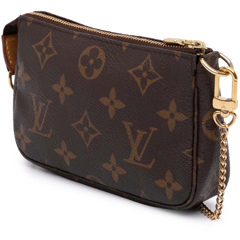Louis Vuitton Fourre-tout Monogram Mini Pochette Accessoires braun
