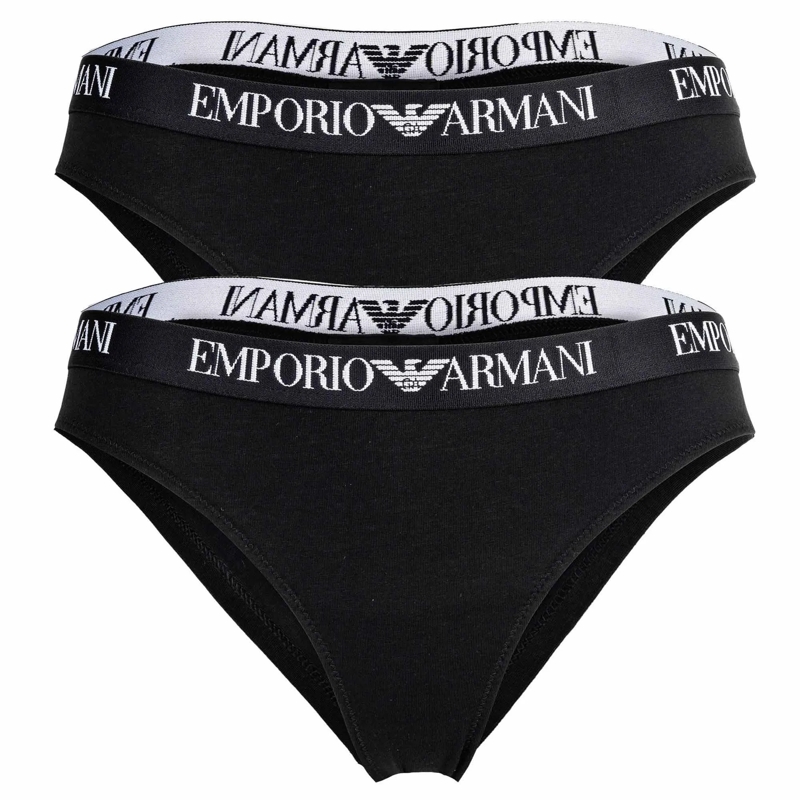 Emporio Armani  ESSENTIAL COTTON 2er Pack schwarz