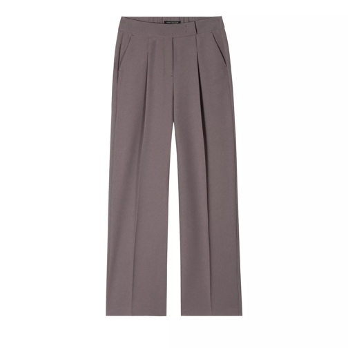 Luisa Cerano Wideleg-Pants mit Bundfalten taupe 