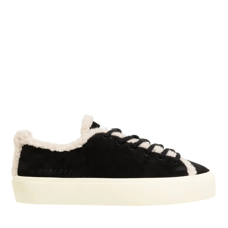 INUIKII Low-Top-Sneaker Shearling Low Black