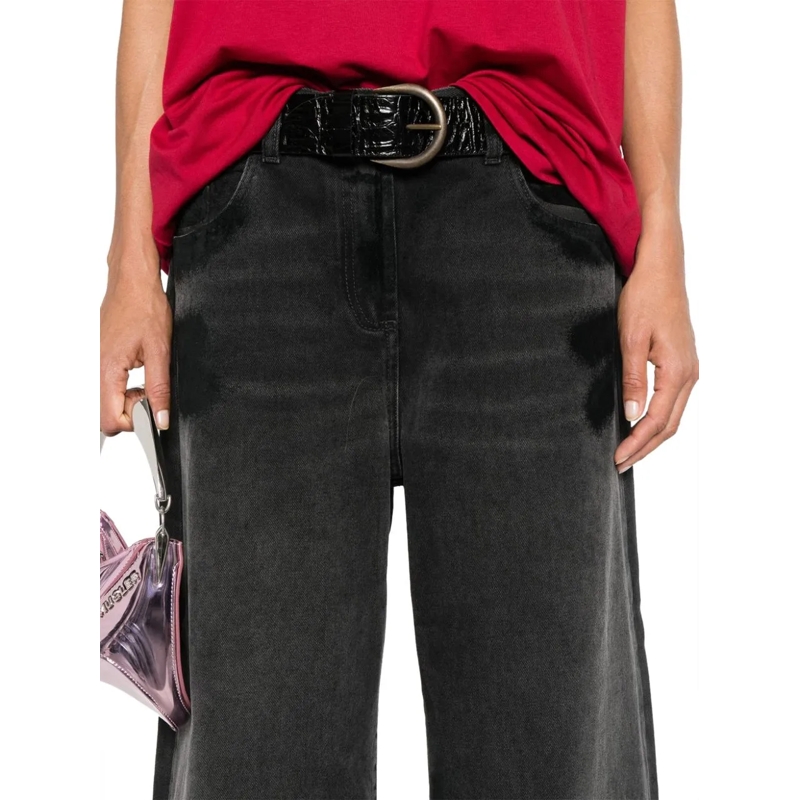 The Attico Boyfriend-Jeans Jeans Black dunkelgrau(Image 2)