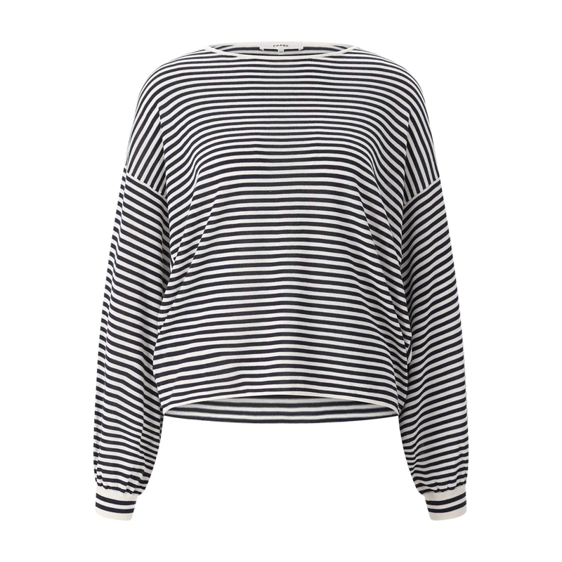 FRAME  Oversized Strick-Sweatshirt weiß