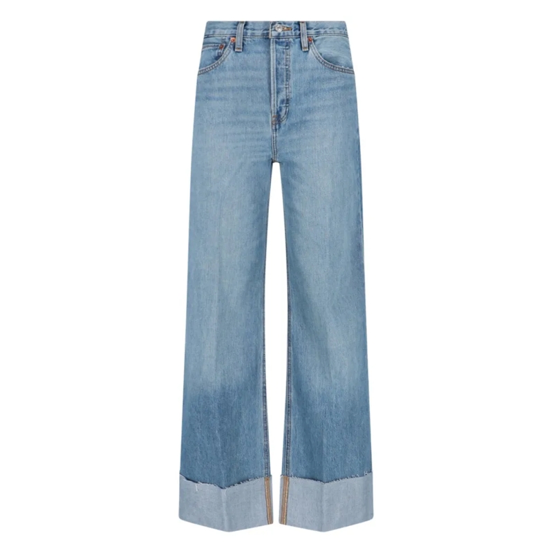 RE/DONE Jeans Wide Jeans – Light Blue Blue
