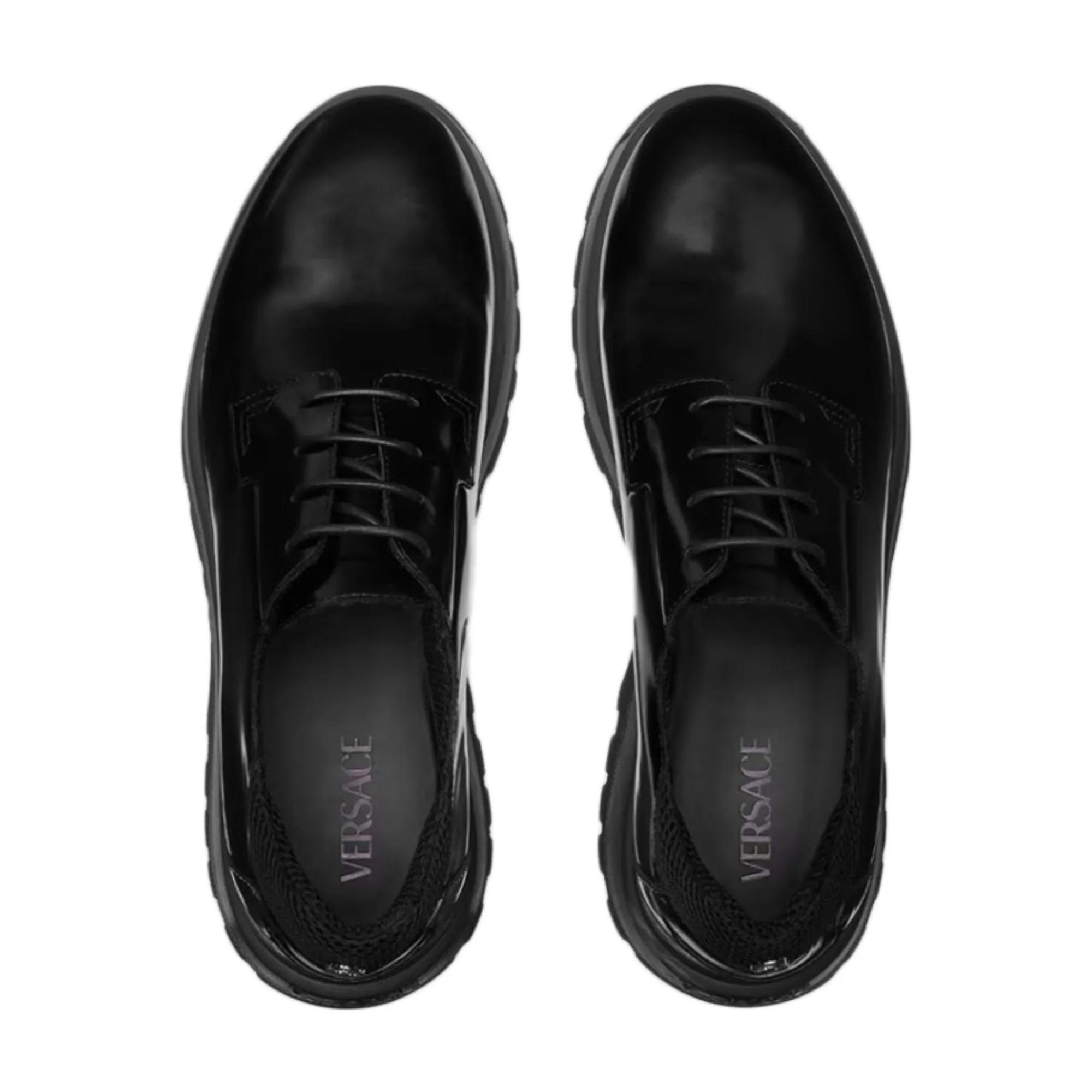 Thumbnail - Medusa Biggie Stud Derby Shoes - Gr. 45 (EU) - in Schwarz