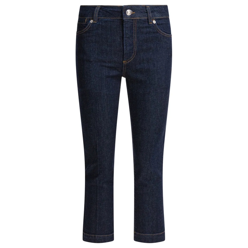 Max Mara Jeans Mid-Rise Blue Denim Jeans Blue