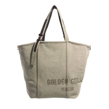 トートバッグ Golden Goose Canvas Shopping Bag Golden Goose Logo Canvas Tote Bag | Neiman Marcus