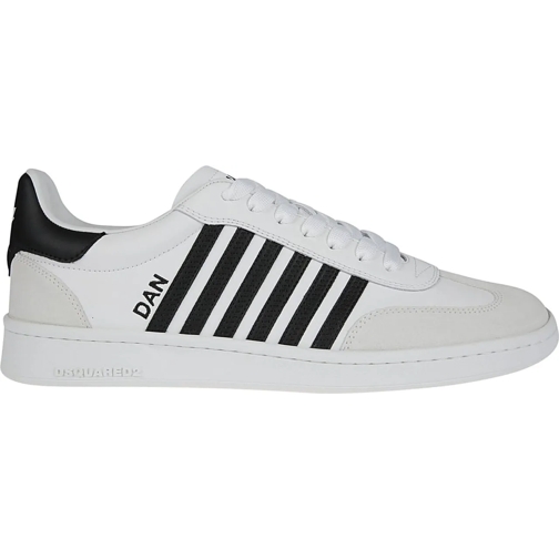 Dsquared2 lage-top sneaker Boxer Lace-up Low Top Sneakers White weiß