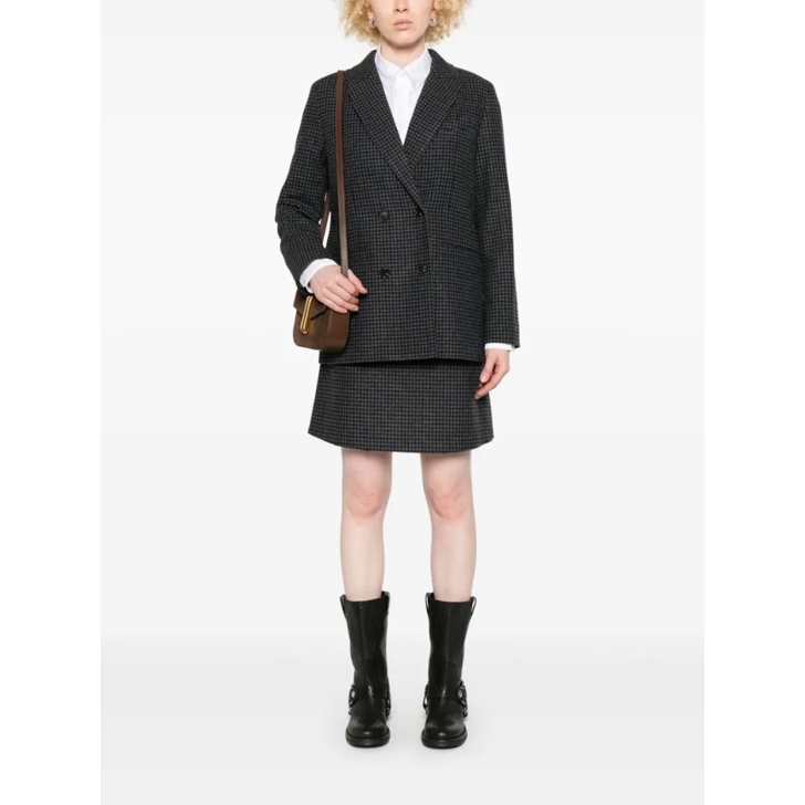 ボトムスその他 A.P.C. Double-Breasted Anthracite Grey Wool Blazer A.P.C. Double-Breasted Anthracite Grey Wool Blazer Black