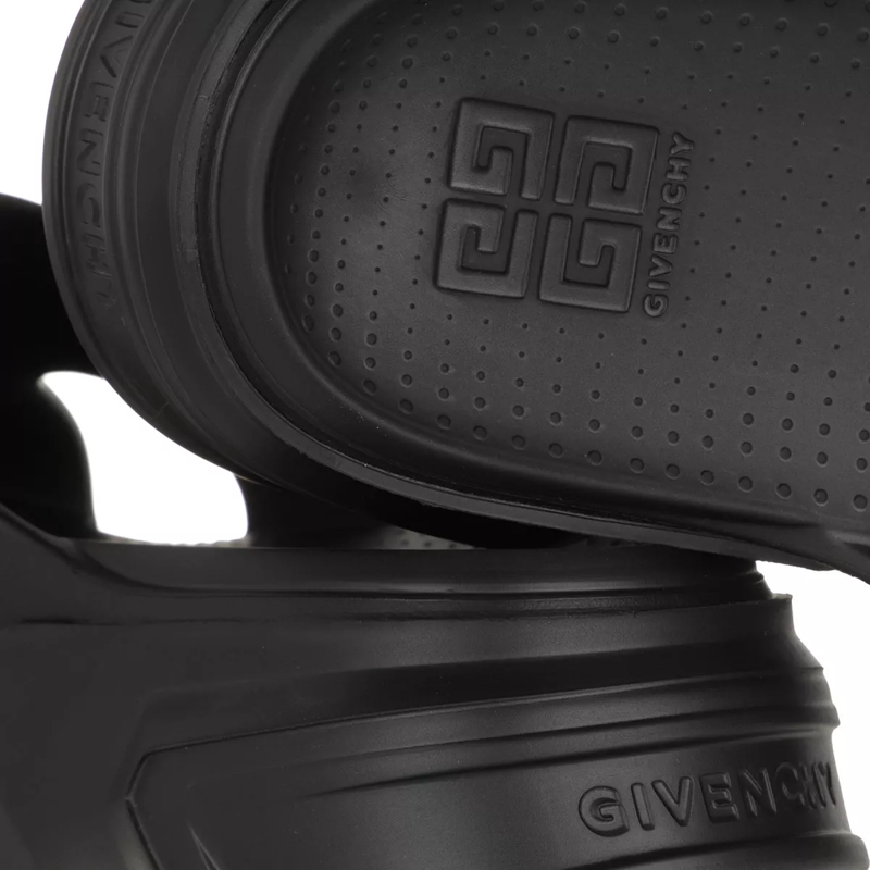 Givenchy Slides Marshmallow Sandals Rubber Black(Image 5)