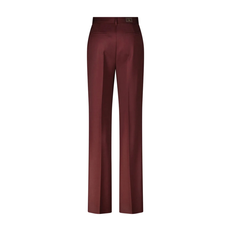 Max Mara Pantalons décontractés Hose Cannes  aus Wollgabardine rot(Image 2)