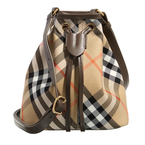 Burberry Bucket Bag Medium Drawstring Bucket Sand