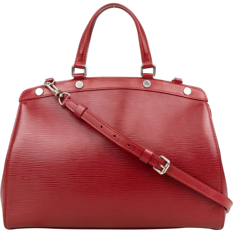 Louis Vuitton Tote Louis Vuitton Epi Leather Brea MM Handbag rot