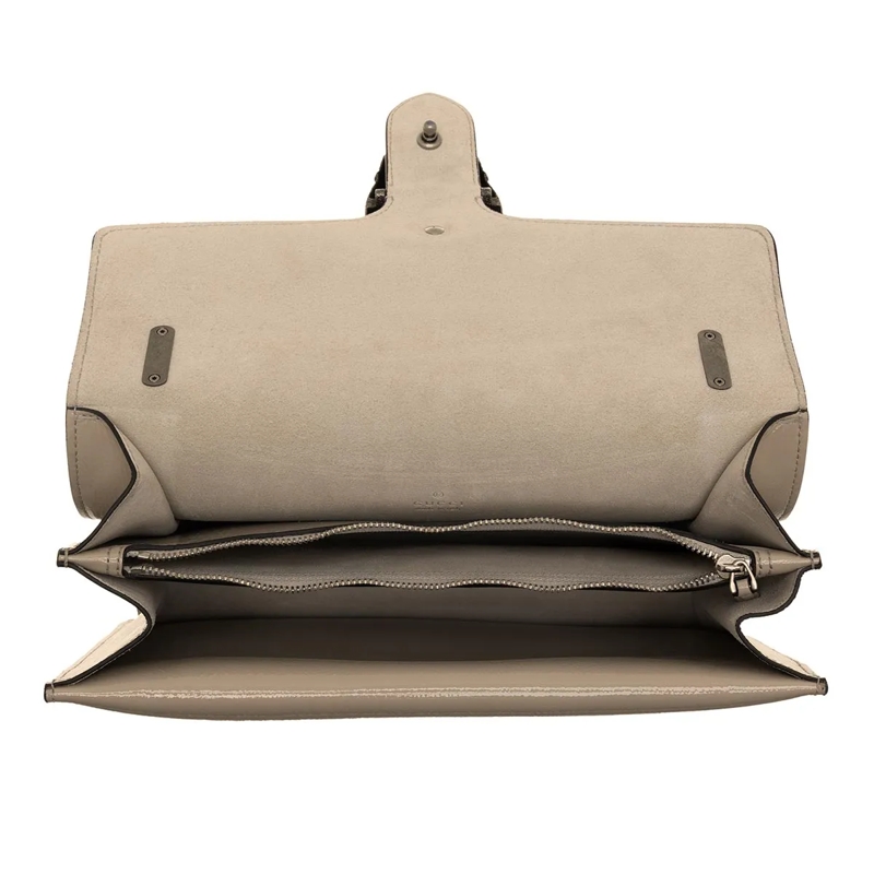Gucci Crossbody Bag Dionysus Small Shoulder Bag Light Grey (Image 6)