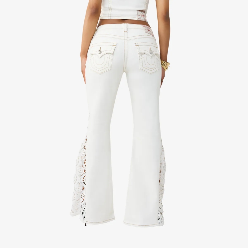 True Religion Jeans Jeans CROCHET Flare offwhite(Image 4)