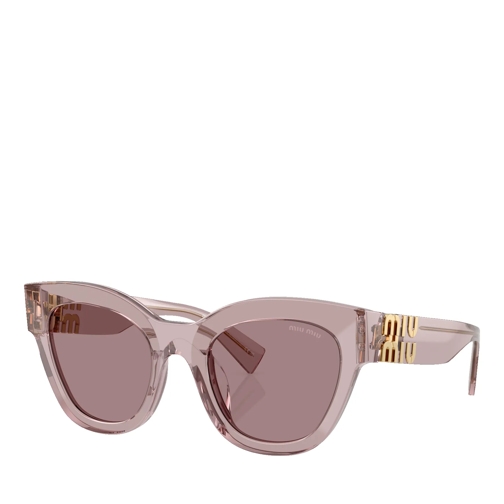 Miu Miu Sunglasses 0MU 01YS Mauve Transparent