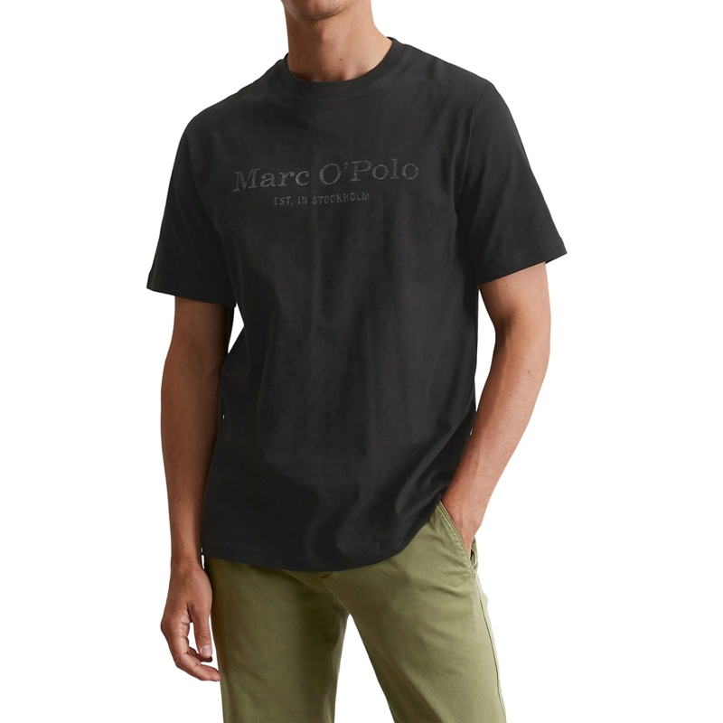 Marc O´Polo T-Shirt Big-Logo 2er Pack schwarz(Image 2)
