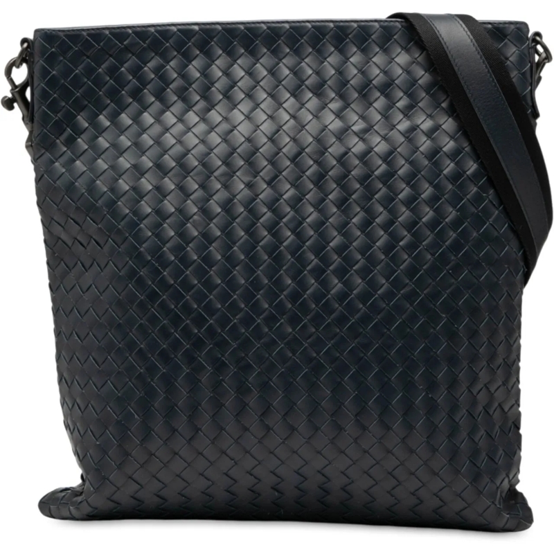 Bottega Veneta Sac à bandoulière Nappa Intrecciato VN Crossbody blau
