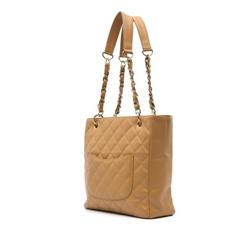 Chanel Sac à provisions 2003-2004 Caviar Petite Shopping Tote braun (Image 2)