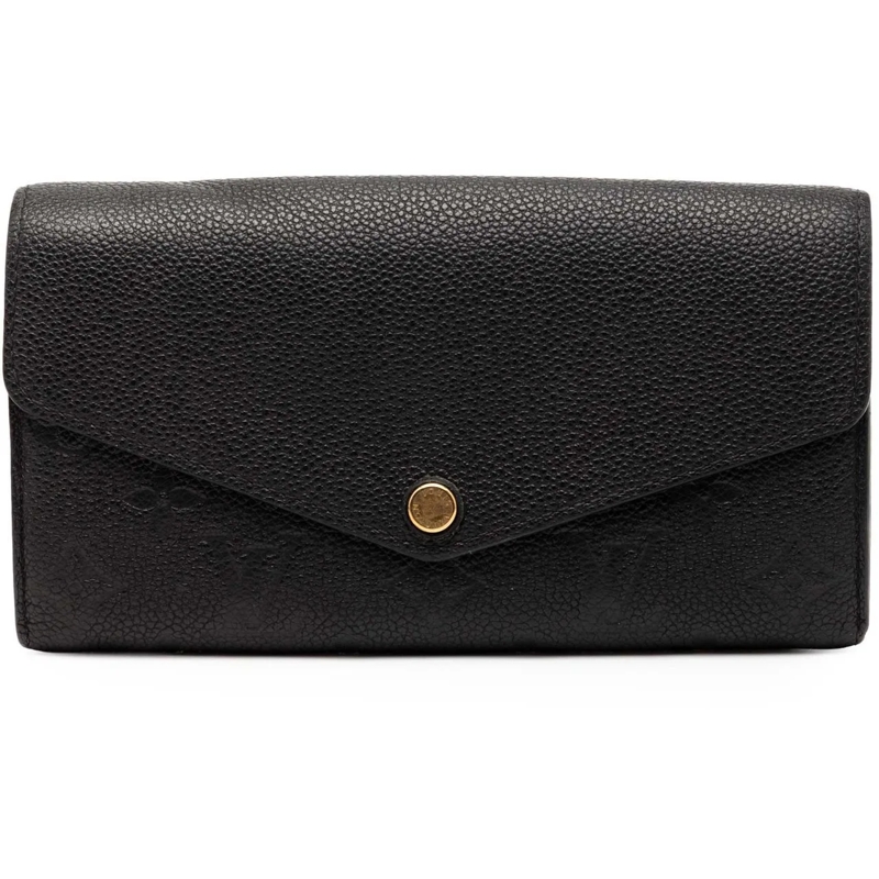 Louis Vuitton Geldbörse Monogram Empreinte Sarah Wallet schwarz