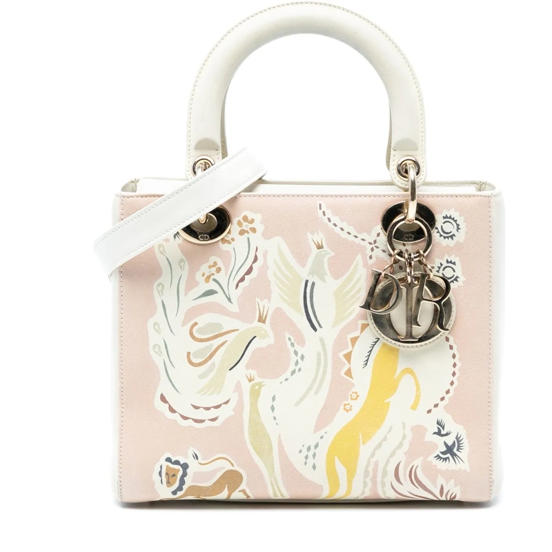 Christian Dior Schultertasche Medium Calfskin Fairy Tale Lady Dior rose