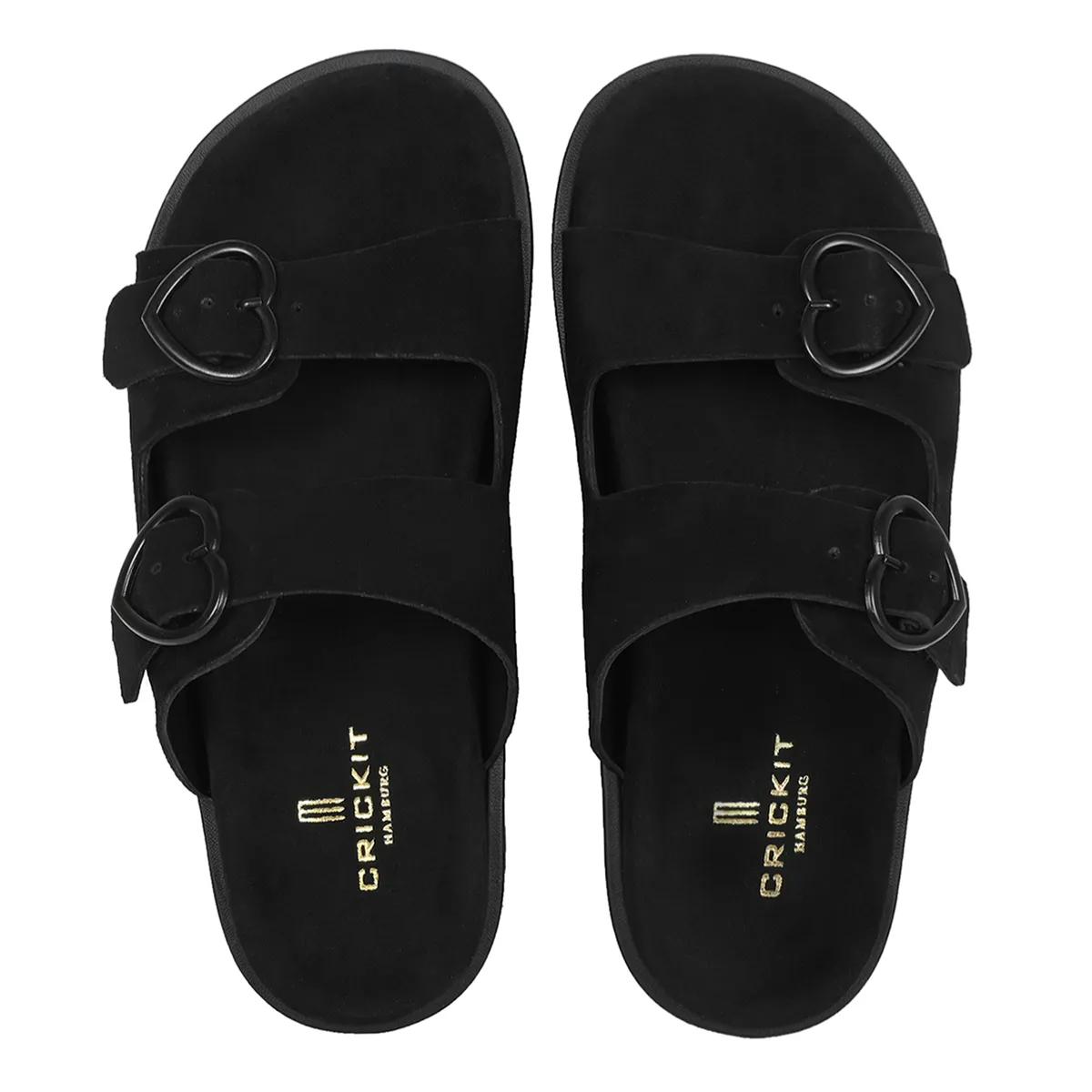 Thumbnail - Crickit Slipper & Pantoletten - Sandale RINA - Gr. 38 (EU) - in Schwarz - für Damen