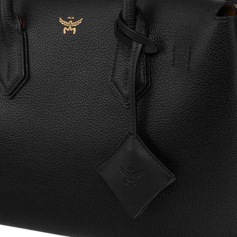 MCM Draagtas Milla Lthr Tote Med Bk Black(Image 8)