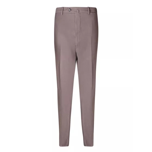 Dell'oglio Washed Cotton Trousers Grey 