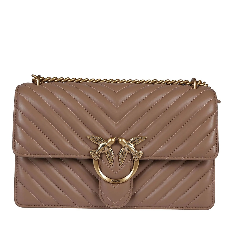 Pinko Tote Love One Classic Dc Bag Brown braun