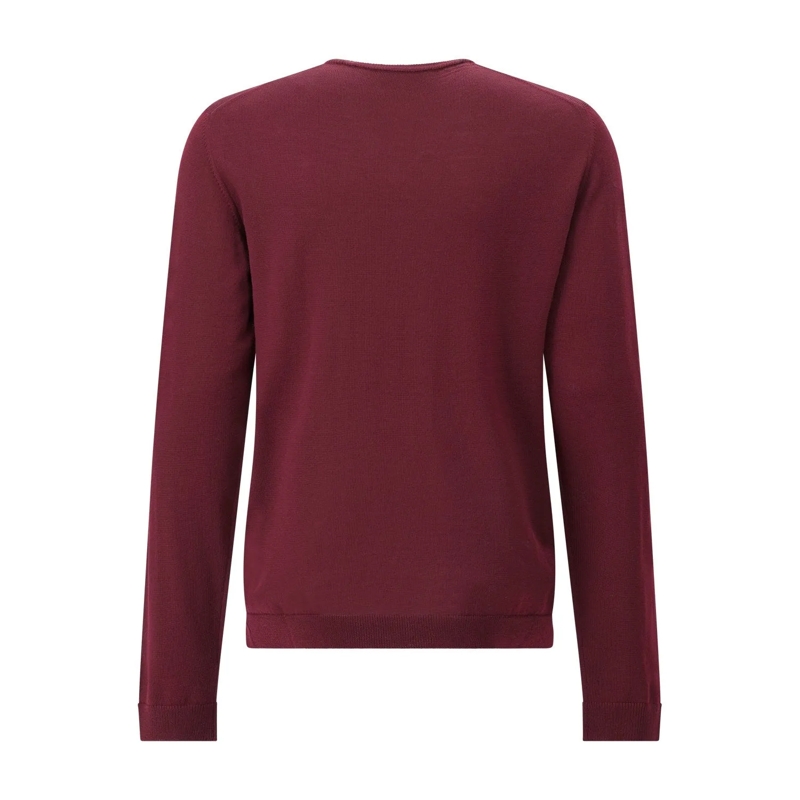 Roberto Collina T-Shirt Strickpullover mit V-Ausschnitt schwarz(Image 5)