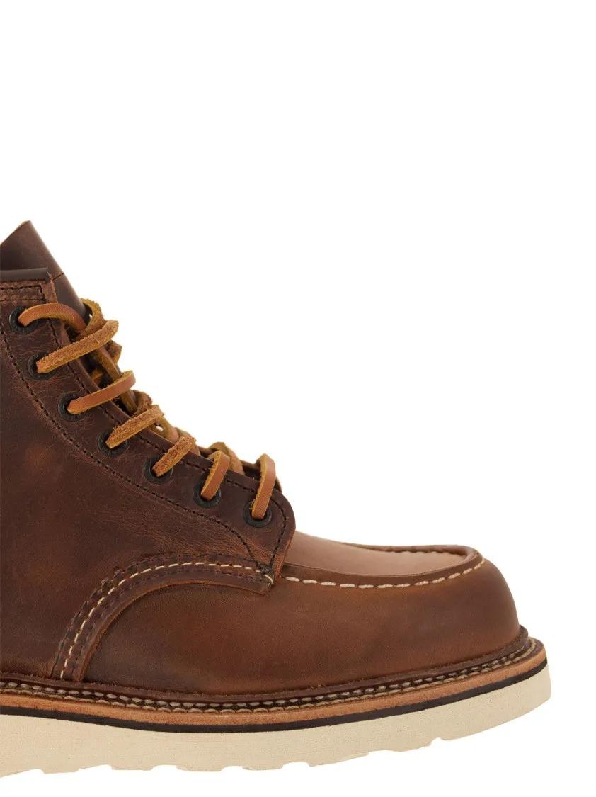 Thumbnail - REDWING Stiefel - Classic Moc - Rough And Tough Leather Boot - Gr. 9_5 - in Braun - für Damen
