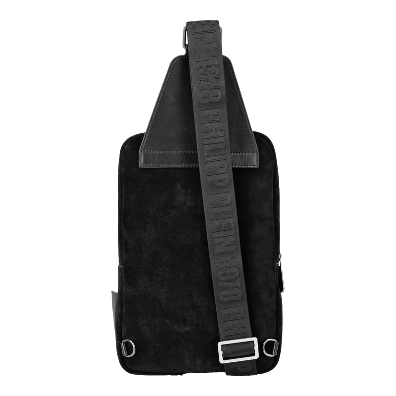 Philipp Plein Schultertasche Kreuzkörper Monogram Mit Schmucksteinen schwarz(Image 2)