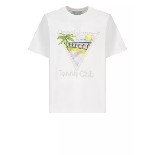 Casablanca Tennis Club T-Shirt White 