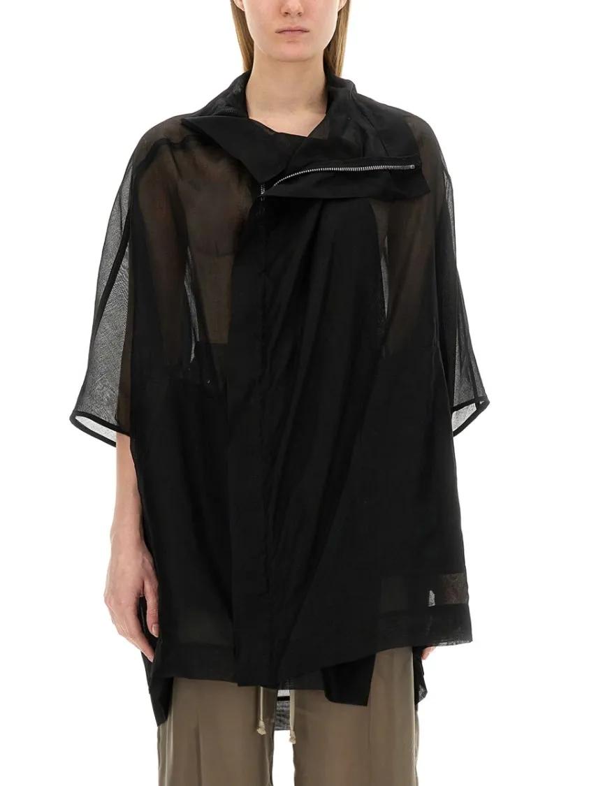 Thumbnail - Rick Owens - Sailbiker Jacket - Größe 40 - schwarz