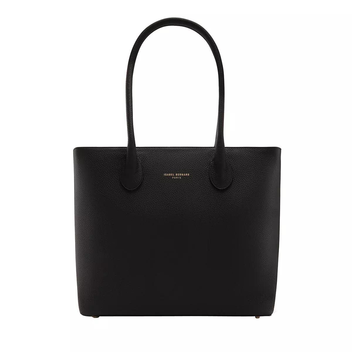 Isabel Bernard Shopper - Honoré Lysanne Black Calfskin Leather Shoulder Bag - Gr. unisize - in Schwarz - für Damen