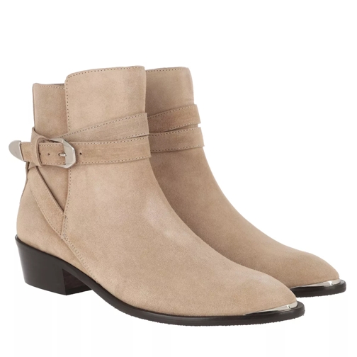 Toral Flat Suede Ankle Boots Camel Stiefelette