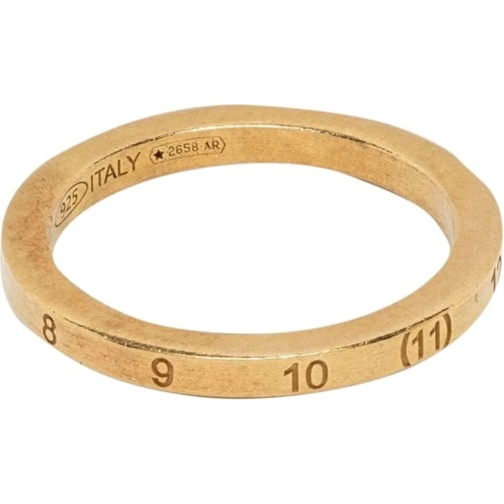 Maison Margiela  Numbers Ring Thin Gold Womens mehrfarbig