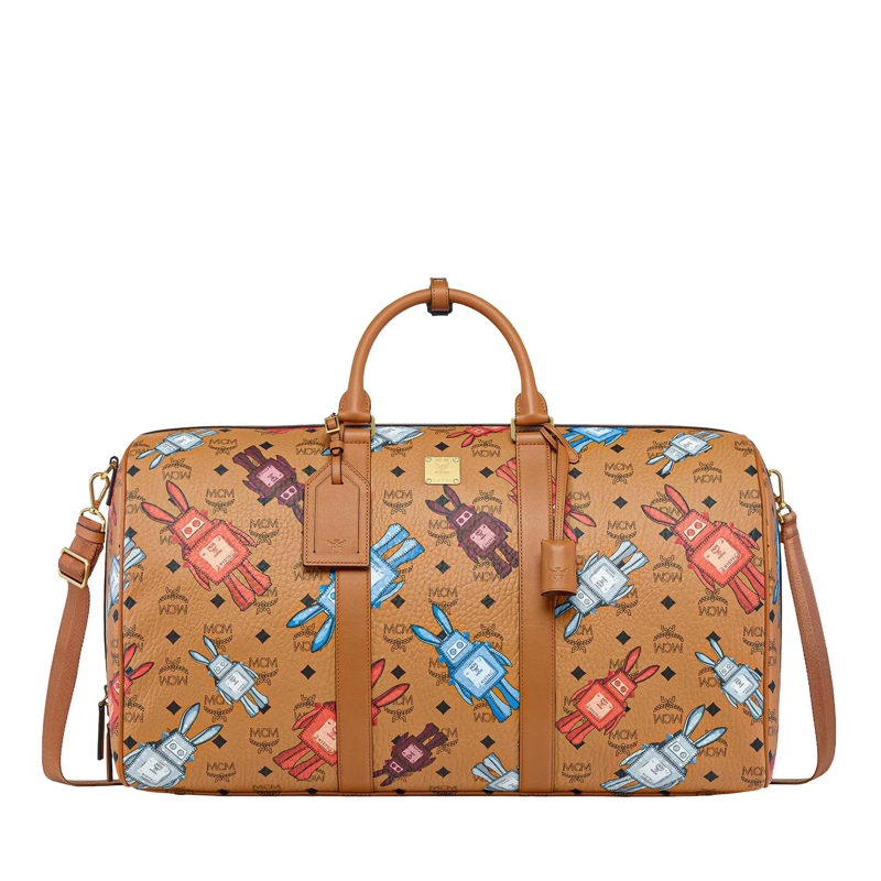 MCM Weekender Ottomar Vi Weekender Xlg Co Cognac