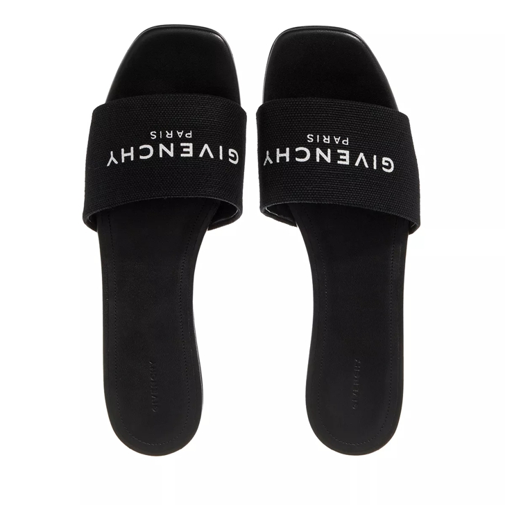 All black givenchy slides best sale