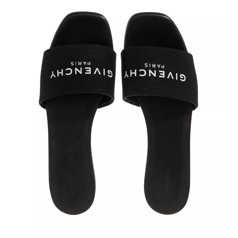 Givenchy Slides 4G Flat Sandal Black(Image 4)