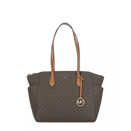 MICHAEL Michael Kors Marylin Shoulder Bag Brown Axelremsväska