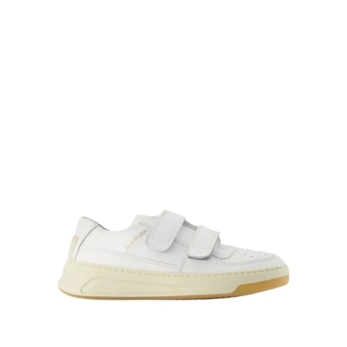 Acne Studios Steffey Friend Sneakers - White - Leather White sneaker basse