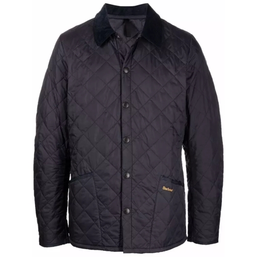 Barbour  Navy Blue Cotton Classic Collar Jacket Blue